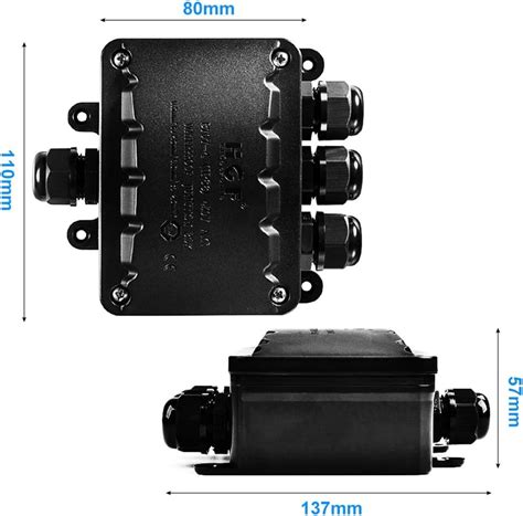 Boîte de jonction à 4 voies connecteur de câble étanche IP66 coffret