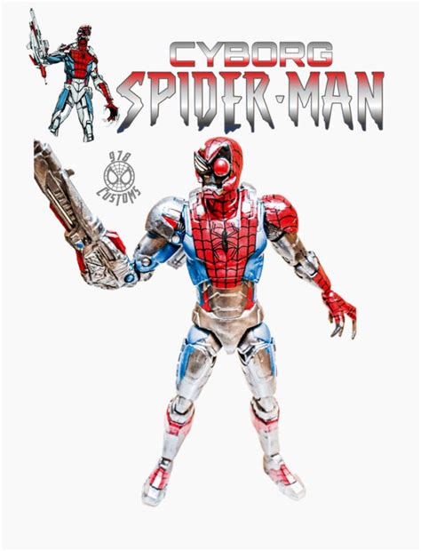 Cyborg Spider Man Marvel Legends Custom Action Figure