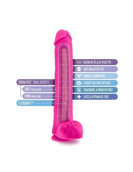 Blush AU Naturel Bold Daddy 14 Dildo Pink