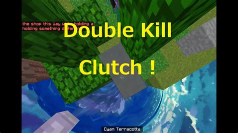 Double Kill Clutch EggWars Solo CubeCraft Bedrock MineCraft Jungle