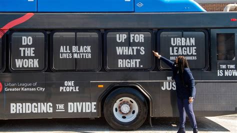 Kcata Urban League Unveil Bus With Social Equity Message Kansas City