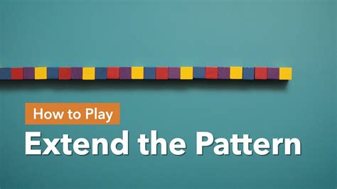 Extend The Pattern How Far Can You Take The Pattern Early Pattern