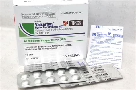 Valsartan And Hydrochlorothiazide Tablets Usp 160mg125mg