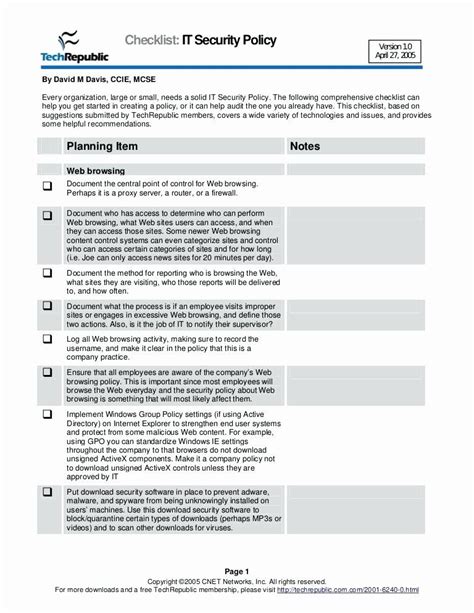 Physical Security Report Template