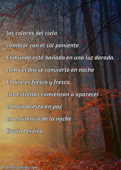 Cinco Poemas Sobre Atardecer Poemas Online