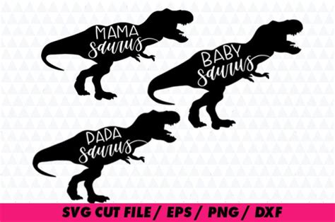 Mom Dinosaur Svg Mommy And Me Svg Baby Dinosaur Svg Svg Files For