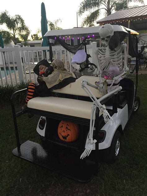 Diy Halloween Golf Cart Decorations