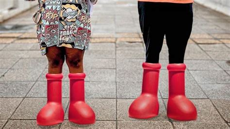 The Viral Red Cartoon Boots From Mschf Aren T Going Out Of Style Anytime Soon