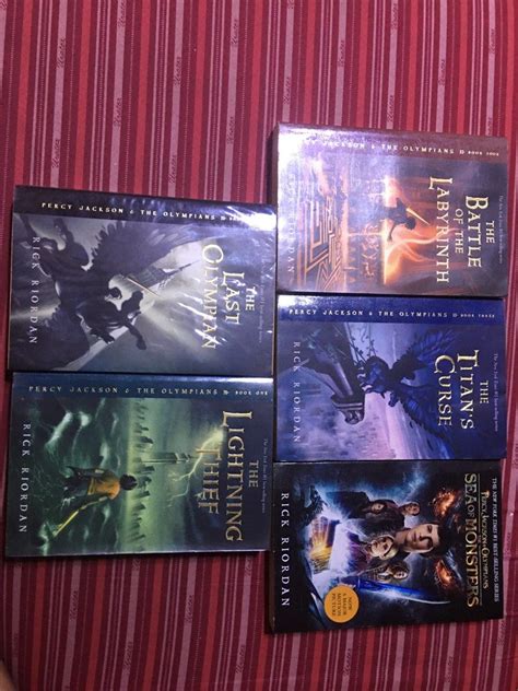 Percy Jackson Series First Edition On Carousell