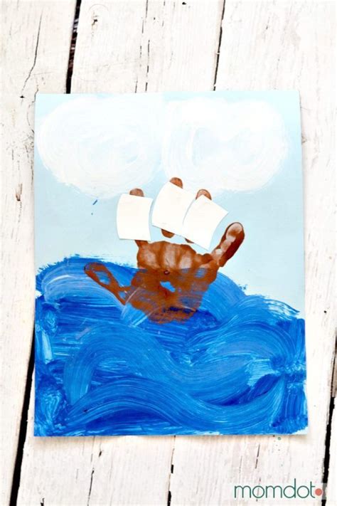 Christopher Columbus Handprint Kids Activity Preschool