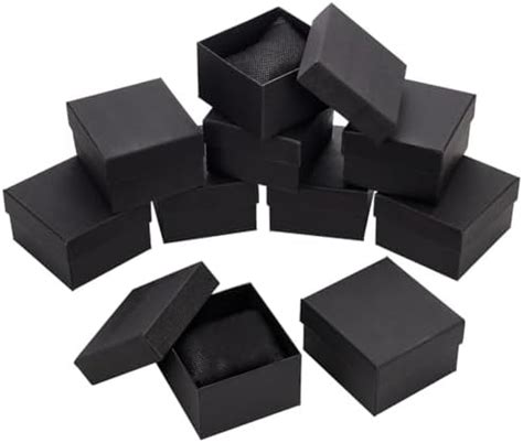 NBEADS 10 Pcs Paper Watch Box 8 6x7 9x5 2cm Cardboard Gift Box Watches