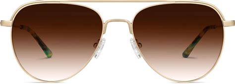 Gold Premium Aviator Sunglasses 1128914 Zenni Optical Canada