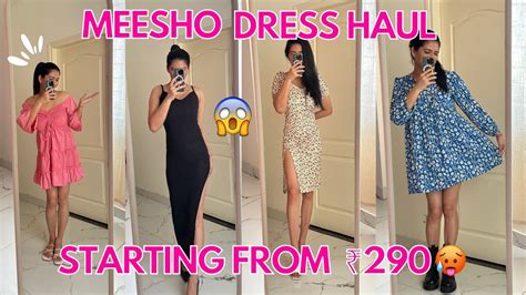 Meesho Dresses Haul 💖starting At 290😱 I Am In Shock 😳 Messho Meeshohaul Viralvideo