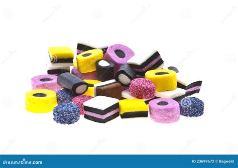 Selection Of Liquorice Sweets Stock Photo - Image of pink, saturated ...