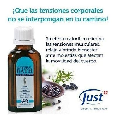 Esencia Para Ba O De Enebro X Ml Just Dolores Musculares Cuotas