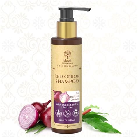 Buy Khadi Essentials Shampoo Onion With Black Seed Oil 200 Ml Online