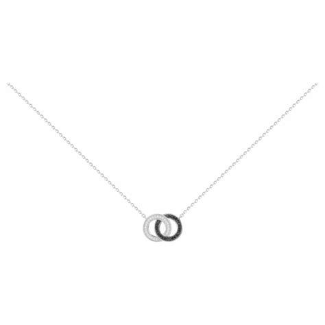 Collier Fantaisie Femme Carador En Argent Avec Oxydes De Zirconium