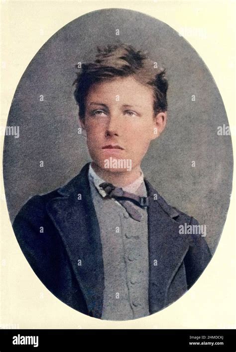 Portrait Darthur Rimbaud 1854 1891 Poete Francais A Lage De 17