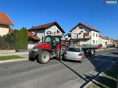 FOTO VIDEO UPRAVO Sudar auta i traktora nema ozlijeđenih osoba