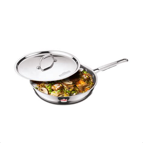 Ferstal Triply Kadai Cm With Ss Lid Kitchen Essentials