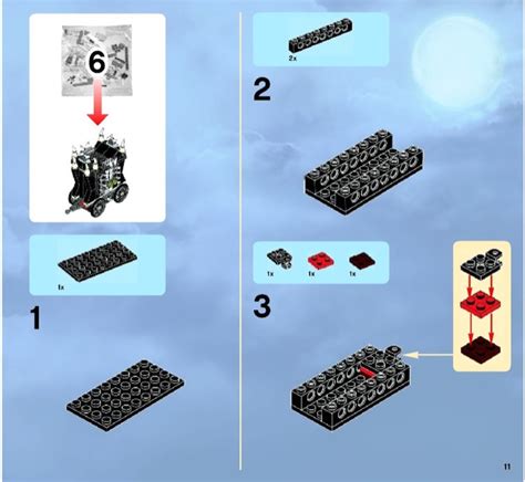 LEGO Instructions for set 9467 The Ghost Train, Monster Fighters - {None}