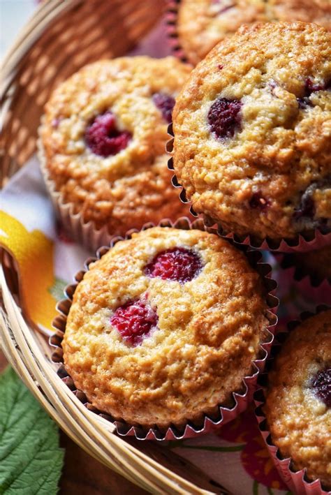 These Raspberry Muffins Are Made With Buttermilk And Oats So You Know