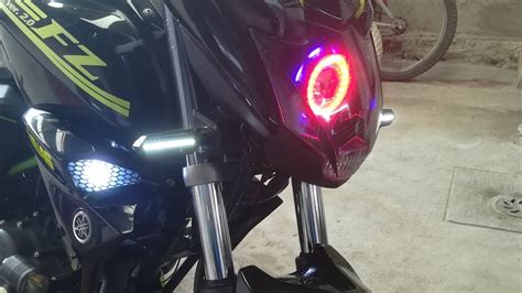 FZ 2 0 Faro Modificado Proyector Ojo De Demonio YouTube