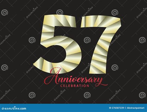 Year Anniversary Celebration Logotype Vector Number Design Th