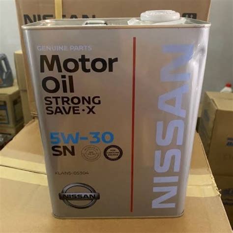 Nissan น้ำมันเครื่อง สังเคราะห์แท้ 5W-30 ขนาด 4 ลิตร สำหรับเครื่อง ...