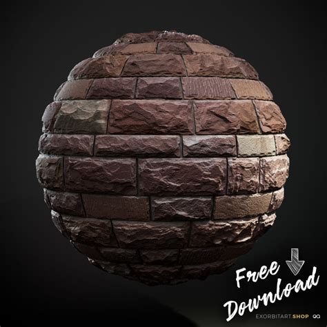 FREE: Limestone Blocks Wall Scanned PBR Textures 100x200cm - exorbitart ...