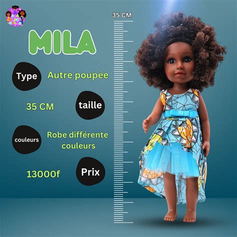 Mila Ada Black Dolls