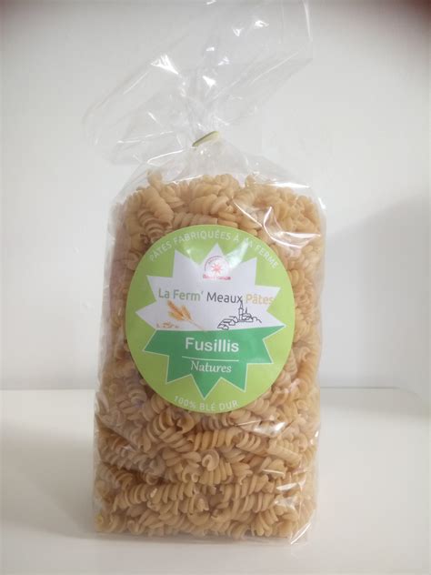 Fusillis Nature 500g Pâtes Natures la ferm meaux pates