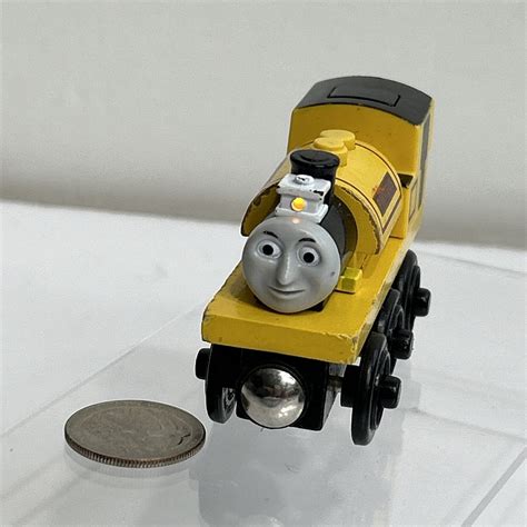 Thomas And Friends Wooden Railway Proteus Engine With Working Head Lamp