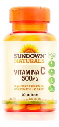 Suplemento En Comprimidos Sundown Vitamina Vitamina C 500mg Sabor En