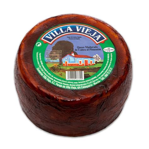 Queso De Cabra Curado Al Piment N Kg Tienda Quesos Villa Vieja