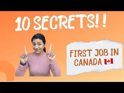 10 Secrets To Get A Job In Canada Tips For Interviews DOs And DON