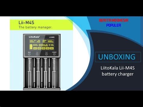 Unboxing Liitokala Lii M S Battery Charger Youtube