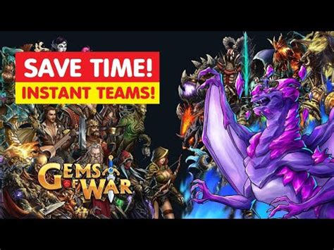 Gems Of War New Player Series How To Copy And Paste Teams YouTube