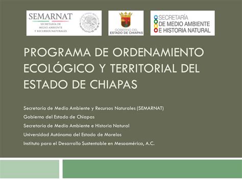 Programa de Ordenamiento Ecológico y Territorial