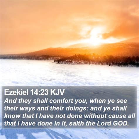 Ezekiel 14 Scripture Images Ezekiel Chapter 14 Kjv Bible Verse Pictures