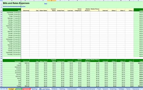 Free Comprehensive Budget Planner Spreadsheet Excel with Spreadsheet ...