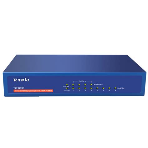 Dukatech Tenda Tef P Port Poe Desktop Switch