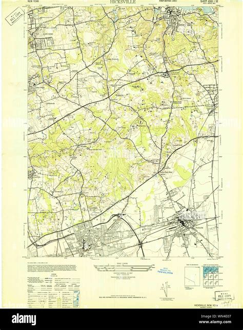 Map Of Hicksville Hi Res Stock Photography And Images Alamy