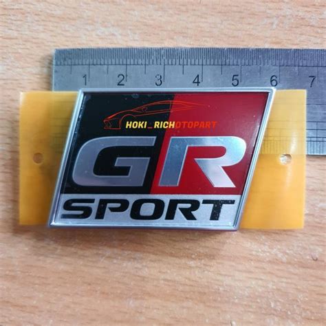 Jual Emblem Logo Gr Sport Belakang Toyota Raize Turbo Original Shopee