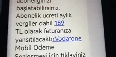 Vodafone R Zas Z Abonelik Ve Mobil Deme Ma Duriyetim Ikayetvar