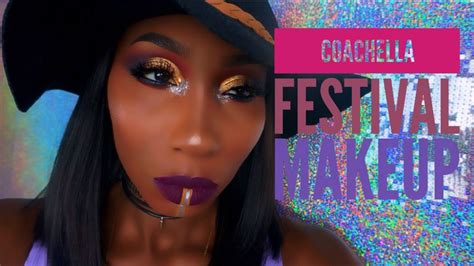 Coachella Festival Makeup Tutorial Cut Crease Youtube