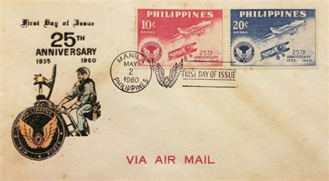 Philately Philippine First Day Covers Or Fdc Topical Stamp