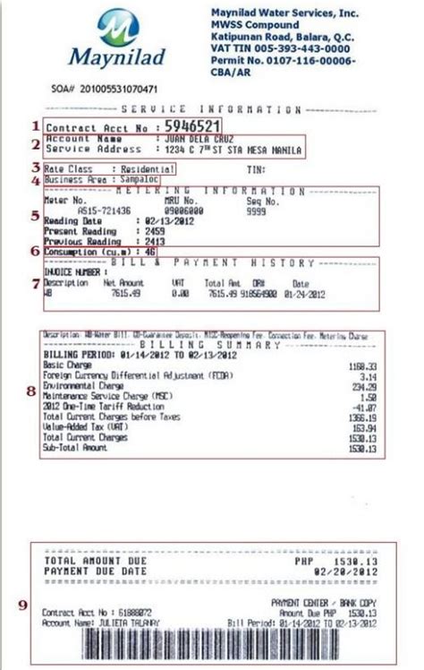 Maynilad A Quick Guide To Understanding Your Maynilad Water Bill