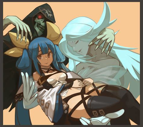 Dizzy Necro And Undine Guilty Gear Drawn By Teke Exploration