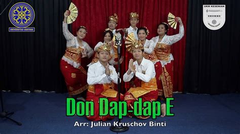 FSPI 2023 VOKAL GRUP UKM KESENIAN Don Dap Dap E Arr Julian